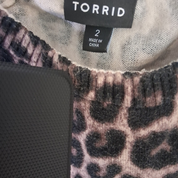Torrid Leopard Sweater - Picture 3 of 4